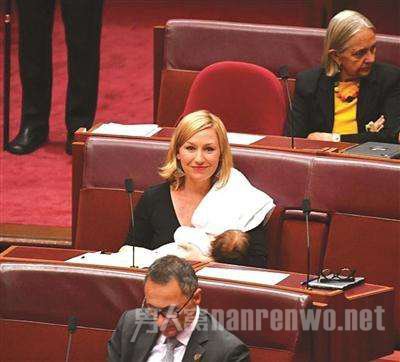 澳大利亚首位女议员议会哺乳