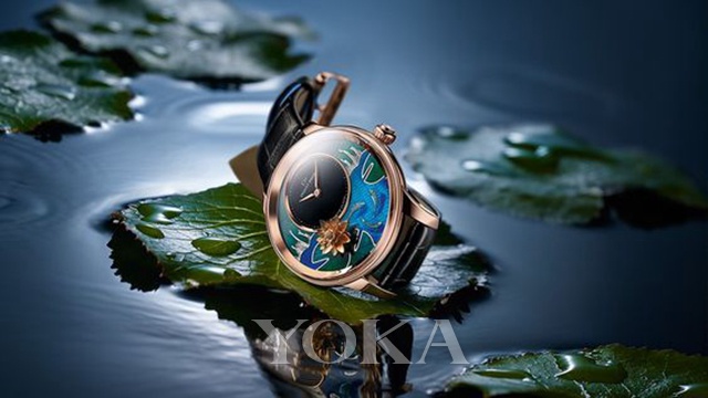 雅克德罗全新金雕锦鲤时分小针盘腕表，图片来自品牌