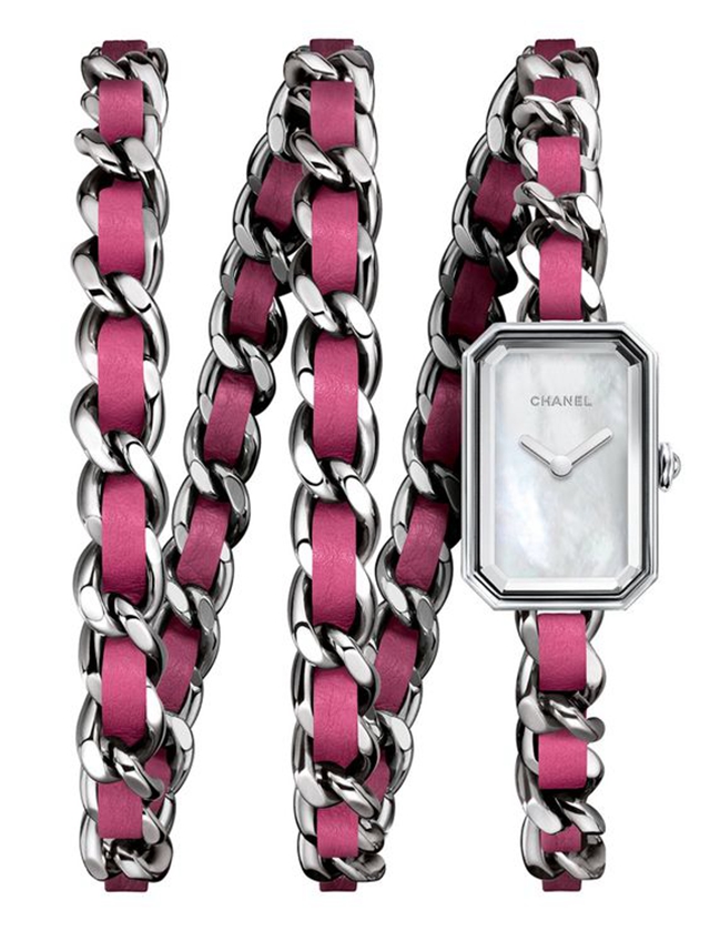 PREMIèRE ROCK 淡粉色表链腕表限量发行1000只，售价：RMB 39,600。