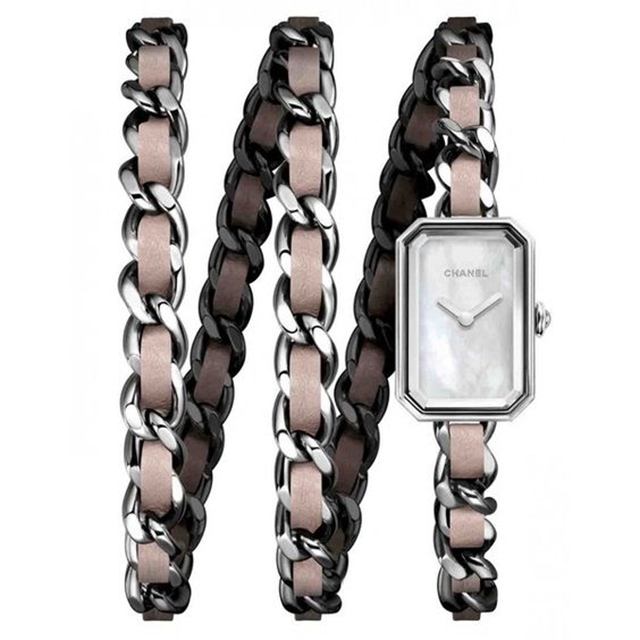 PREMIèRE ROCK米色表链腕表，限量发行1000只，售价：RMB 39,600。