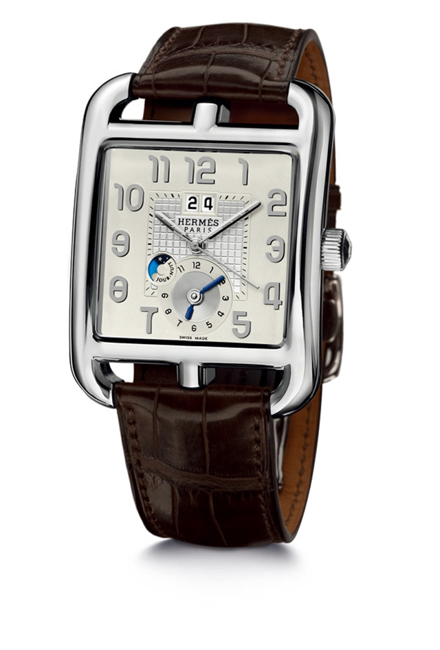 Hermès Cape Cod GMT 双时区腕表，图片来源Hermès 。