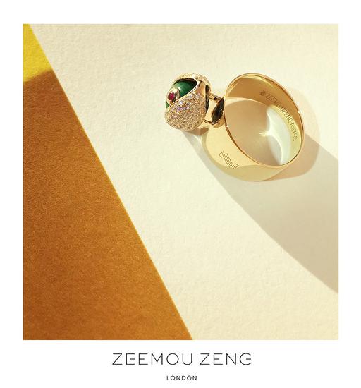 ZEEMOU ZENG“眼”系列最新推出的戒指