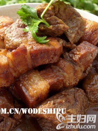 油豆腐炖肉的做法