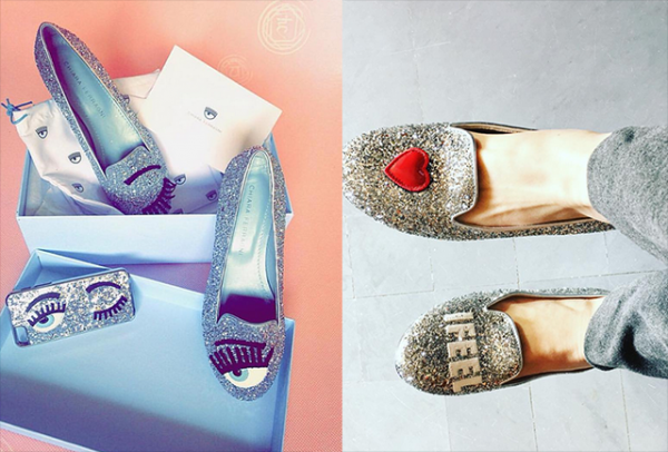一双闪闪鞋就能解救你的冬日颜色！