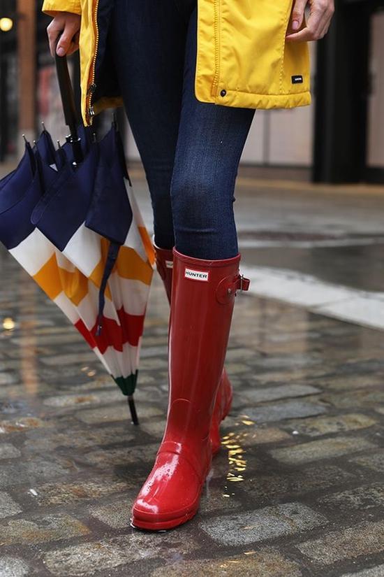雨靴也时尚 图片源自fashion-style.es