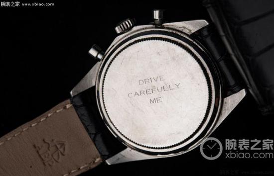 保罗 · 纽曼的劳力士迪通拿腕表表背镌刻有她妻子的温情寄语