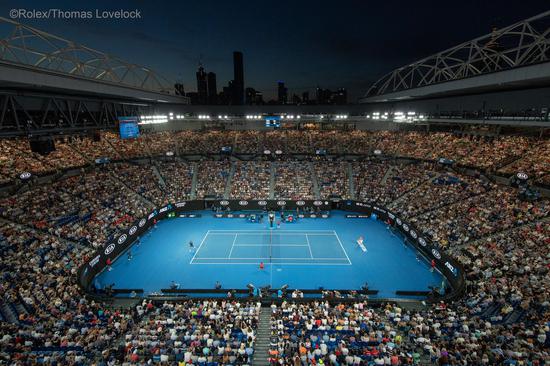 罗德?拉沃竞技场，2019年澳大利亚网球公开赛?Rolex Thomas Lovelock