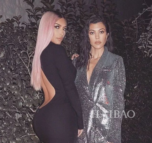 金·卡戴珊 （Kim Kardashian） 粉色头发造型