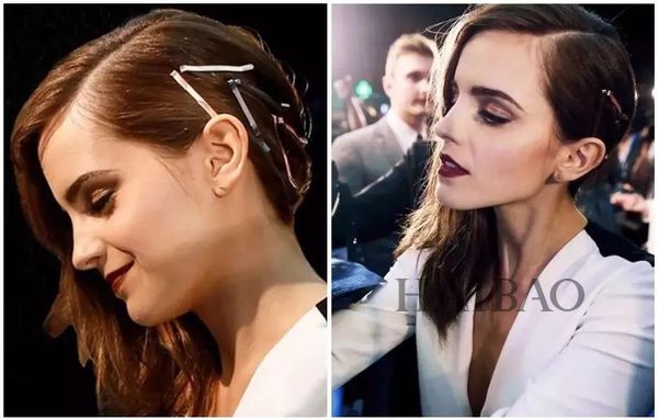 Emma Watson佩带一字发夹