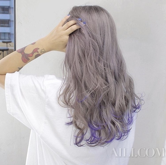 紫色彩头发